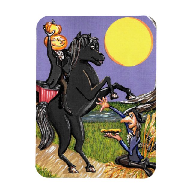 Sleepy Hollow Exhchange Horseman Ichabod magnet (Vertical)
