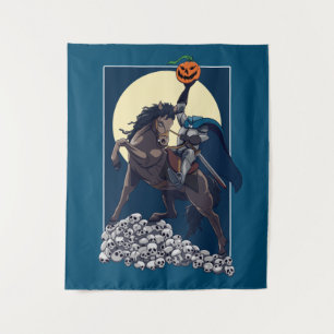 Sleepy Hollow Headless Horseman   Halloween Tapestry