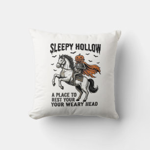 Sleepy Hollow Headless Horseman Vintage Halloween  Cushion