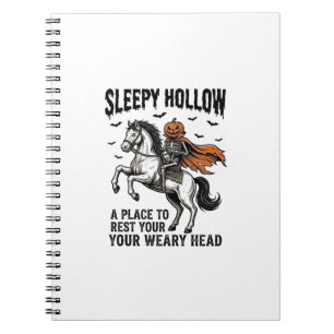 Sleepy Hollow Headless Horseman Vintage Halloween Notebook