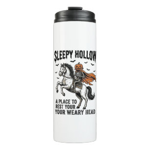 Sleepy Hollow Headless Horseman Vintage Halloween Thermal Tumbler