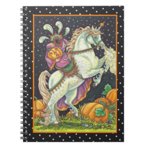 SLEEPY HOLLOW HEADLESS HORSEWOMAN, HALLOWEEN NOTEBOOK