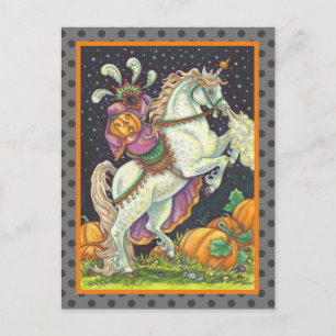 SLEEPY HOLLOW HEADLESS HORSEWOMAN, HALLOWEEN POSTCARD