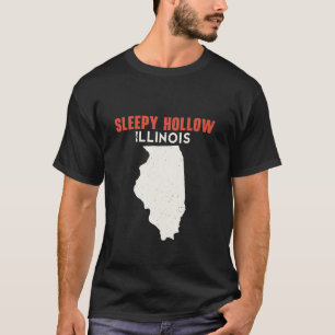 Sleepy Hollow Illinois USA State America Travel Il T-Shirt