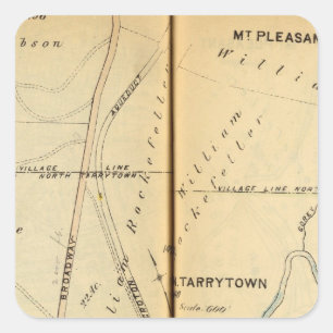 Sleepy Hollow, New York 2 Square Sticker