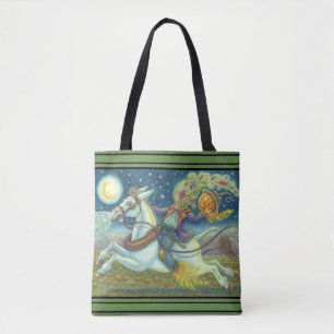 SLEEPY HOLLOW SCARECROW & MULE SHOULDER TOTE BAG
