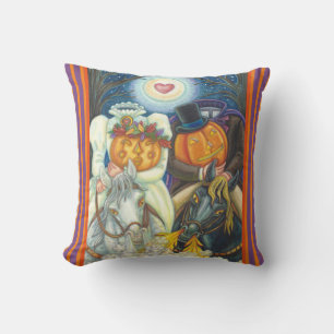 SLEEPY HOLLOW WEDDING HALLOWEEN THROW PILLOW