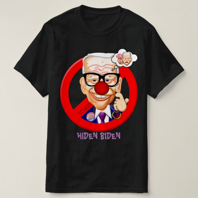 Sleepy Joe Biden - Bubba's Toon Tee's T-Shirt (Design Front)