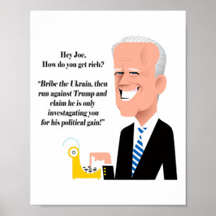 Sleepy Joe Biden - Trump Impeachment Poster