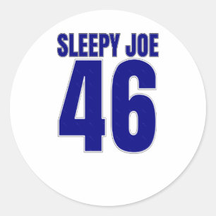 Sleepy Joe Classic Round Sticker