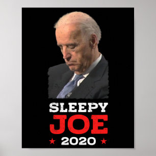 Sleepy Joe - Funny Joe Biden Political Election Poster
