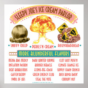 Sleepy Joe's Ice Cream Parlour Poster