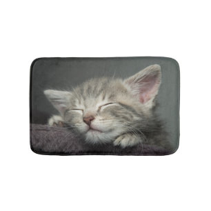Sleepy Kitten Bath Mat