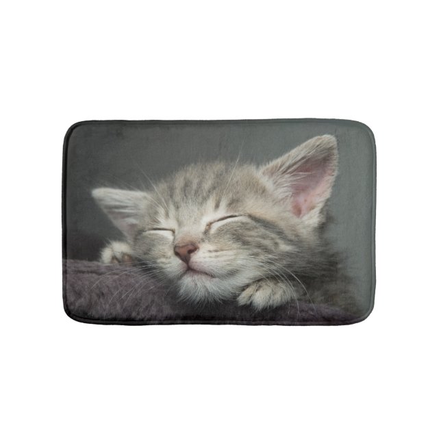 Sleepy Kitten Bath Mat (Front)