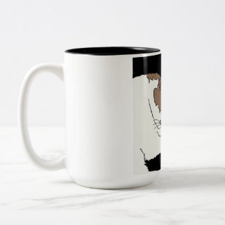 Sleepy Kitties Two-Tone Coffee Mug