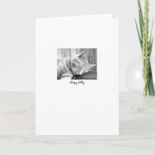 Sleepy Kitty Card