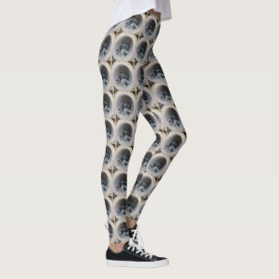 Sleepy Kitty Cat by Shirley Taylor Leggings