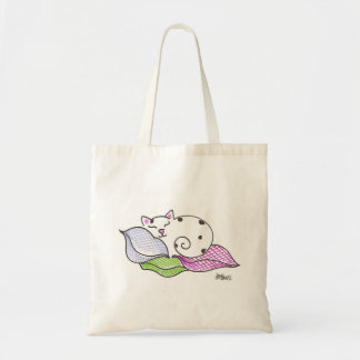 Sleepy Kitty Tote Bag