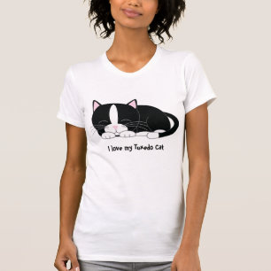 Sleepy Kitty {Tuxedo} T-Shirt