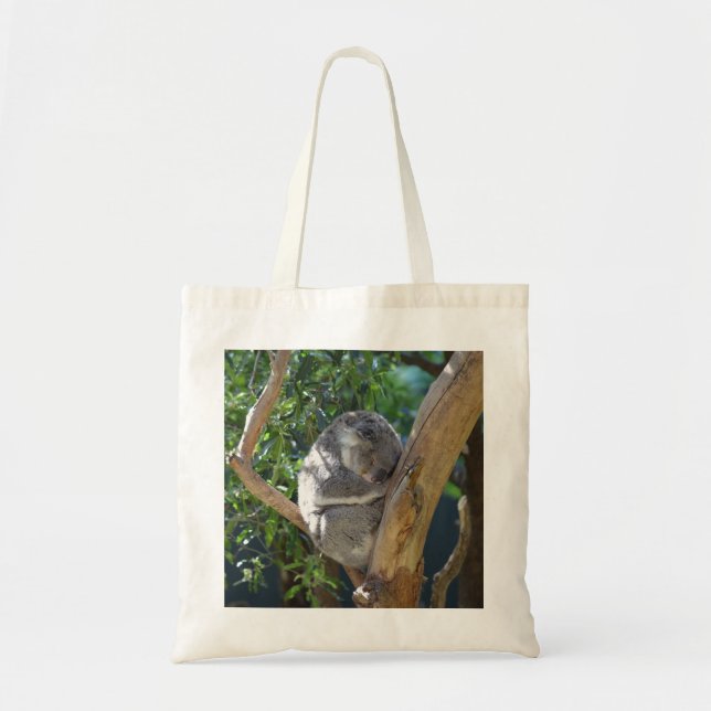 Sleepy Koala Tote Bag (Front)