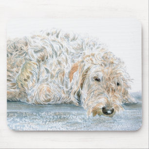 Sleepy Labradoodle Mousepad