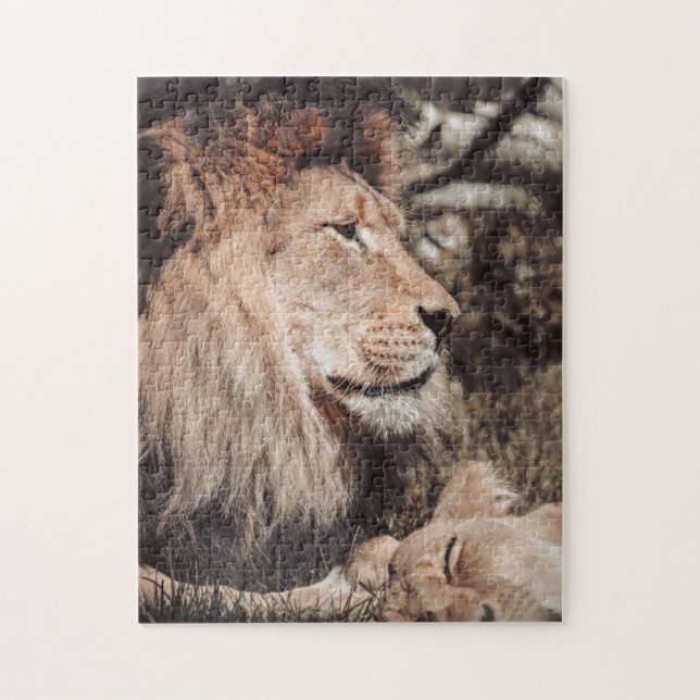 Sleepy Lions Puzzle (Vertical)