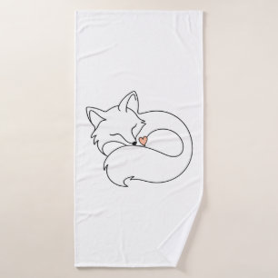 Sleepy Little Fox Bath Towel Set