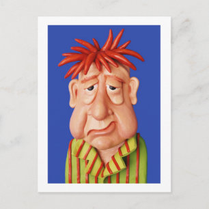 Sleepy Man Postcard