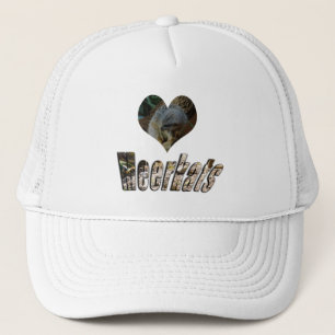 Sleepy Meerkat In A Love Heart, Trucker Hat