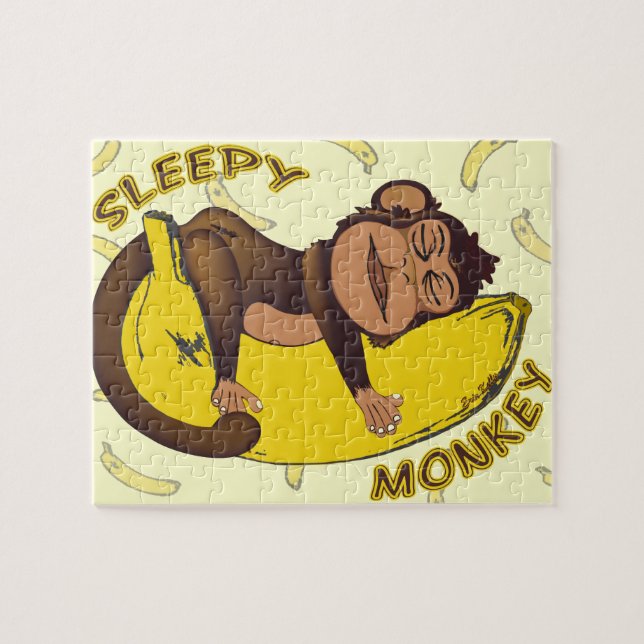 Sleepy Monkey Jigsaw Puzzle (Horizontal)