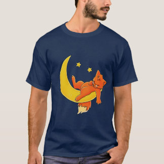 Sleepy Moon Fox T-Shirt