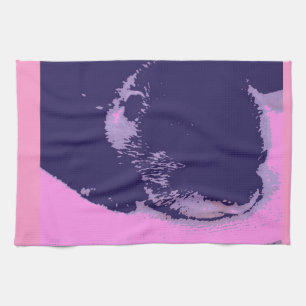 Sleepy Otter Tea Towel