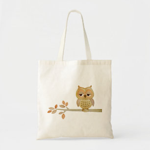 Sleepy Owl in Tree Bag