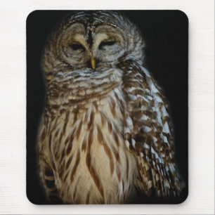 Sleepy Owl Mousepad