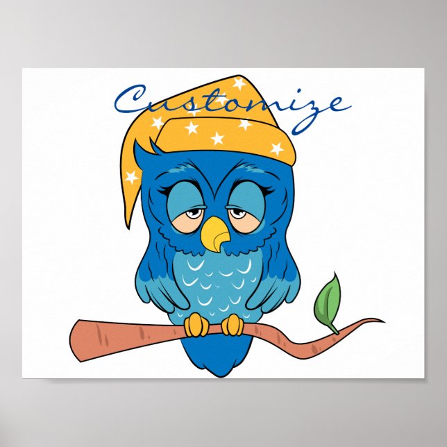 Sleepy Owl Thunder_Cove Poster (Front)