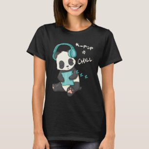 Sleepy Panda K Pop And Chill T-Shirt