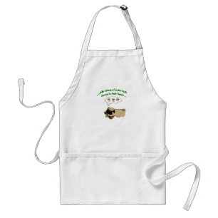 Sleepy Pug Christmas Fun Holiday Quote Cute Pug Standard Apron