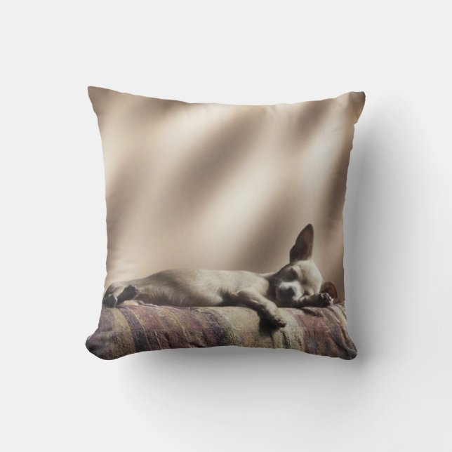 Sleepy Puppy Pillow (Front)