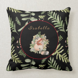 Sleepy Racoon Customise Text, Colour 20"X20" Cushion