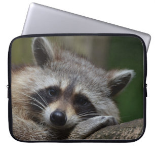 Sleepy Racoon Laptop Sleeve