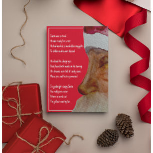 Sleepy Santa Christmas  Card