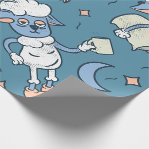 Sleepy Sheep Wrapping Paper