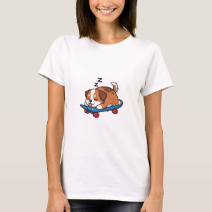 Sleepy Skate Pup T-Shirt