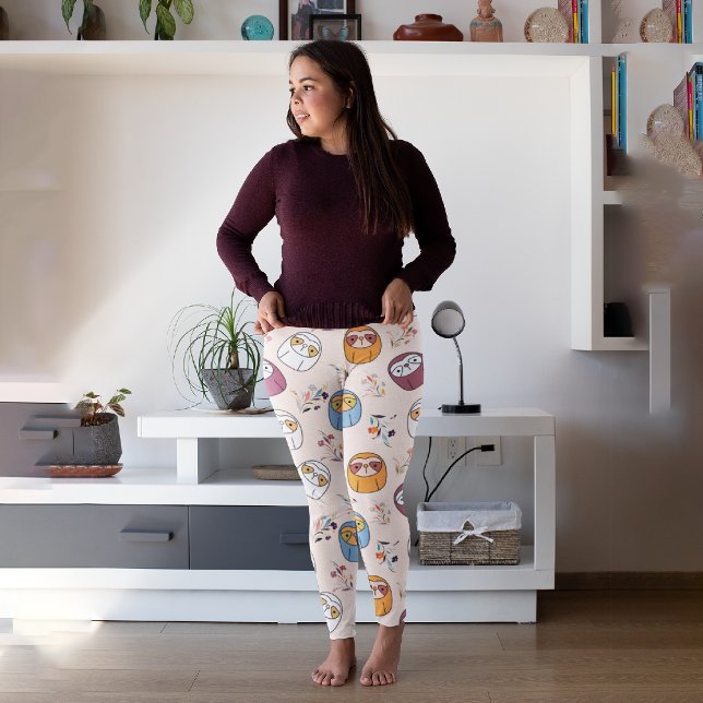 Sleepy Sloth Leggings (Creator Uploaded)