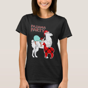 Sleepy Sloth LLama Matching Kids Boys Christmas Pa T-Shirt