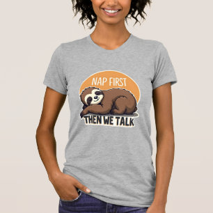 Sleepy Sloth Quote Vintage Cute Lazy Animal Shirt 