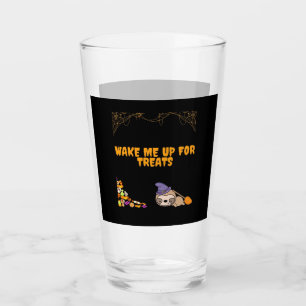Sleepy sloth ready for Halloween treats! Classic T Glass