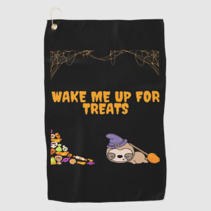 Sleepy sloth ready for Halloween treats! Classic T Golf Towel