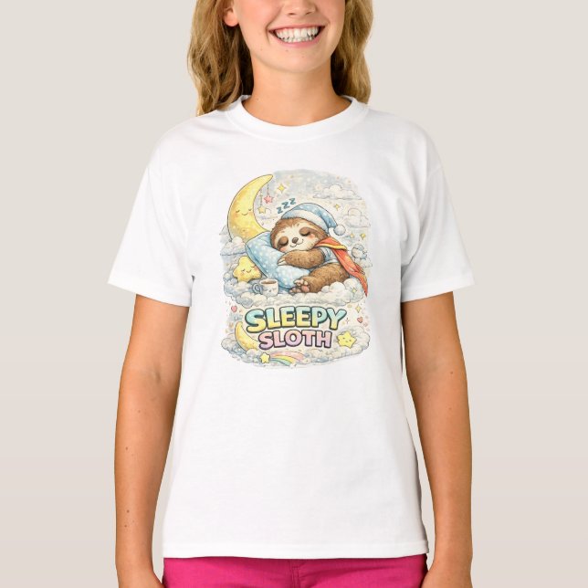 Sleepy Sloth T-Shirt (Front)