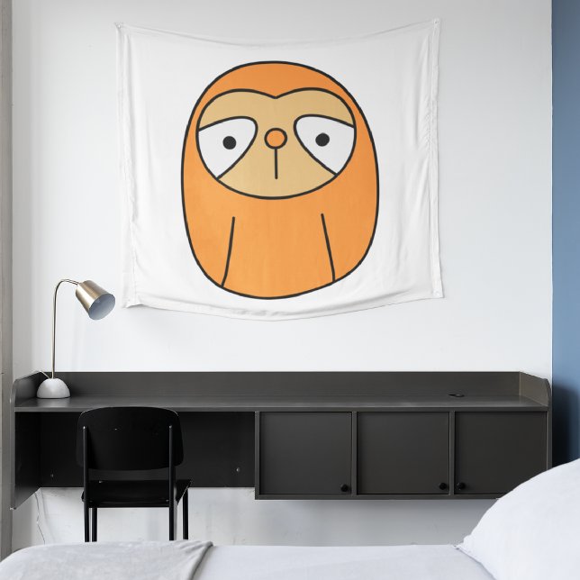 Sleepy Sloth Tapestry (Creator Uploaded)